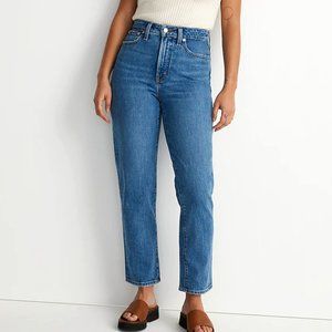 Madewell The Perfect Vintage Straight Jean 18W Earlwood Wash